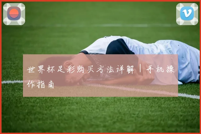 世界杯足彩购买方法详解｜手机操作指南